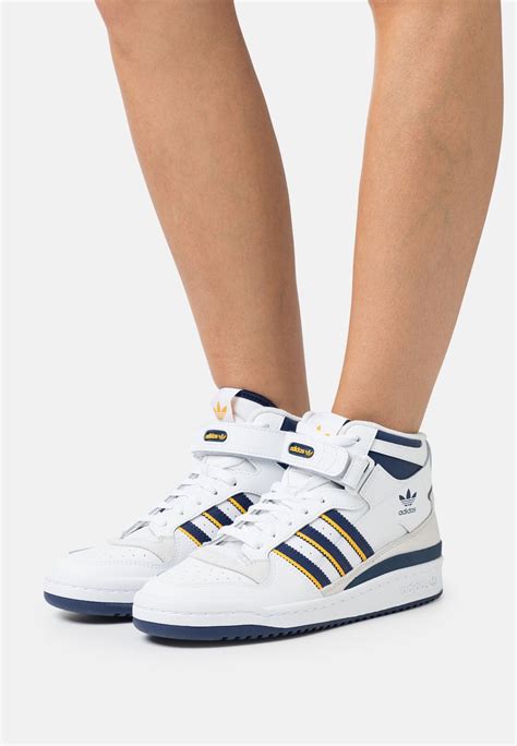 adidas sneakers heren hoog wit|Witte sneakers voor heren .